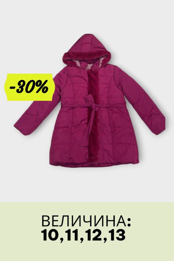 Женска Јакна Циклама со крзно