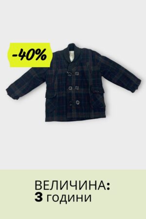 Карирано Машко Палто