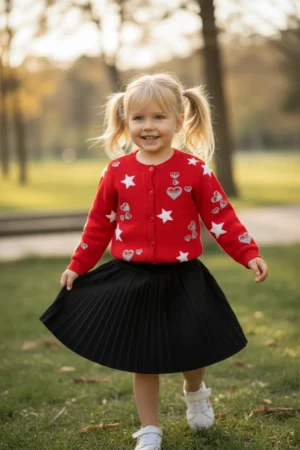 37 crven dzemper so srca Џемпер Црвен Сон