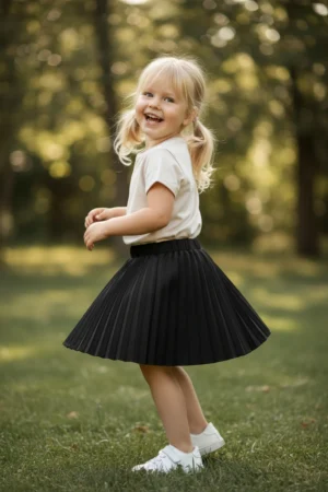 38 crna suknja Црна Детска Сукња