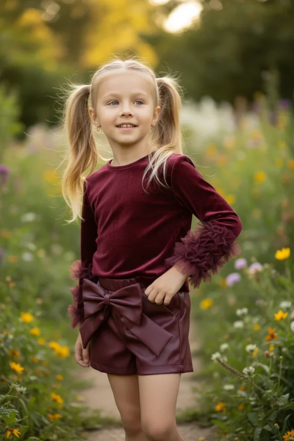 Бордо женски бермуди